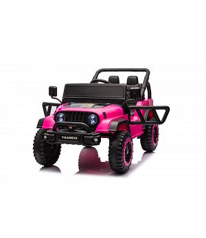 JEEP LITTLE ELECTRICO 24V, INFANTIL, 1-4 AÑOS, una plaza, RC, ROSA-PINK INDA619-LE-YSA8813